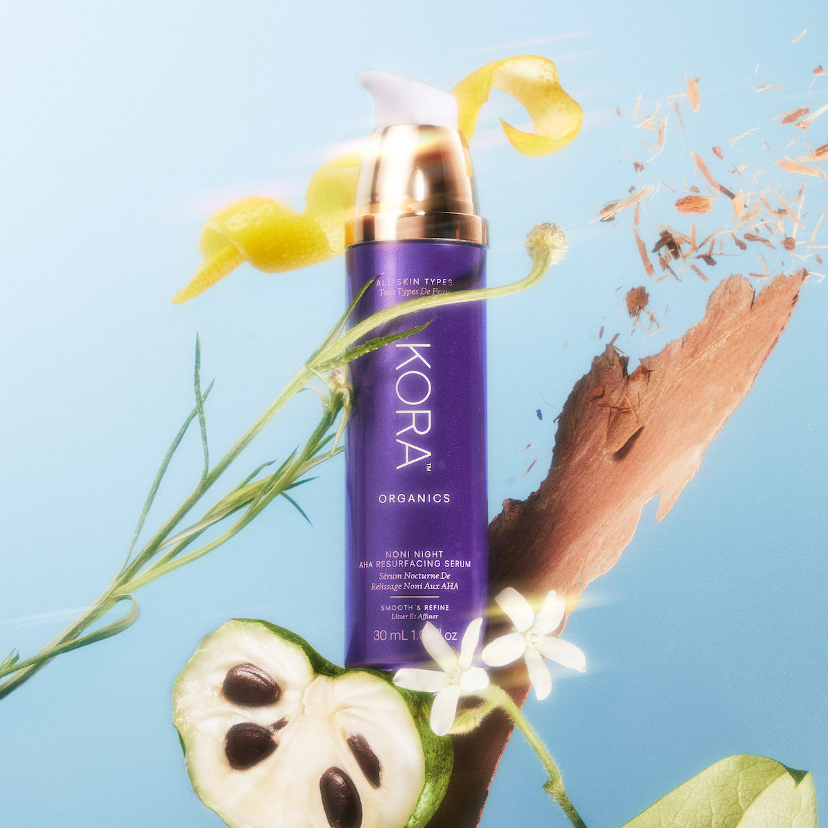 Noni Night AHA Resurfacing Serum | KORA Organics