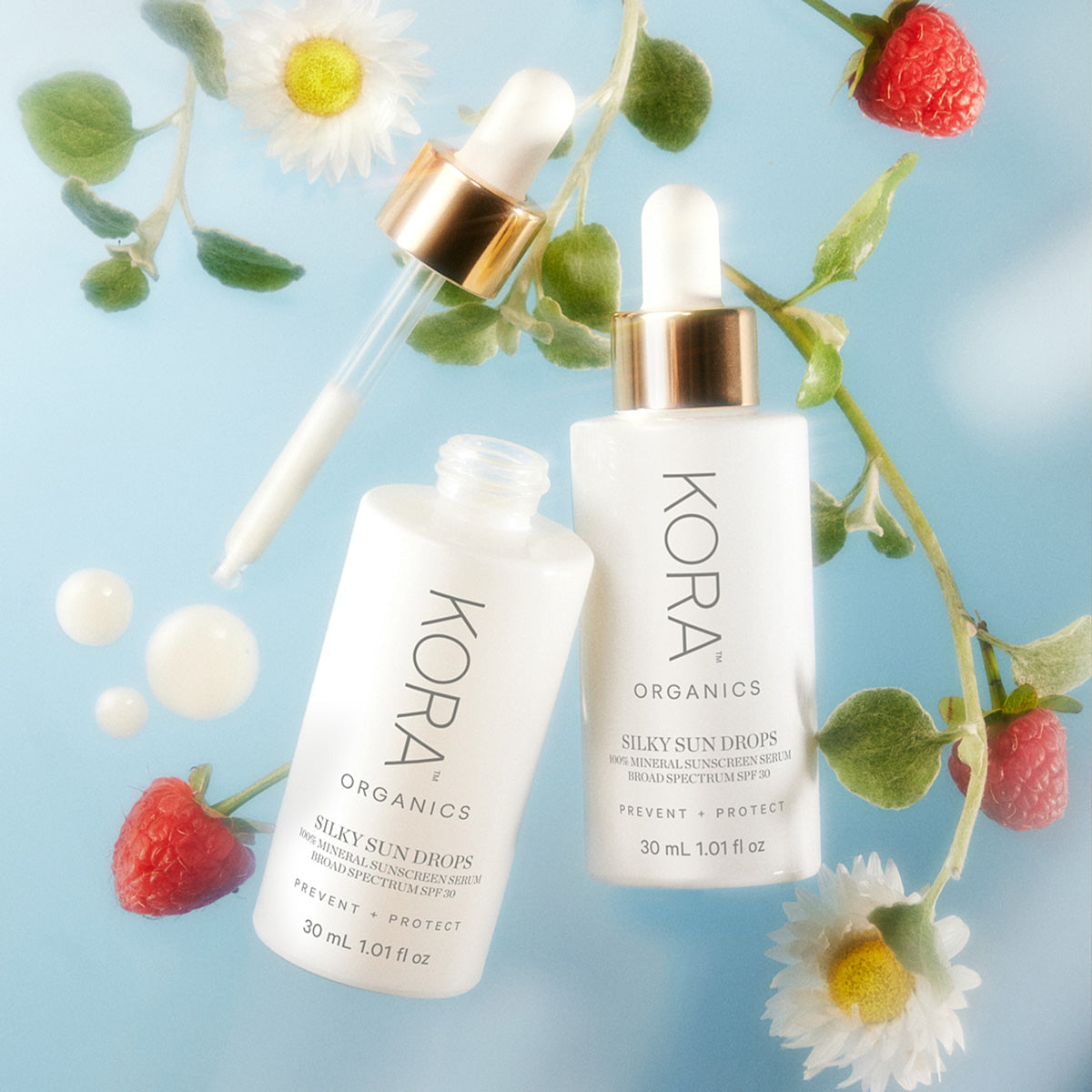 Organic Sunscreen Serum - Sun Drops - SPF 30 │ KORA Organics