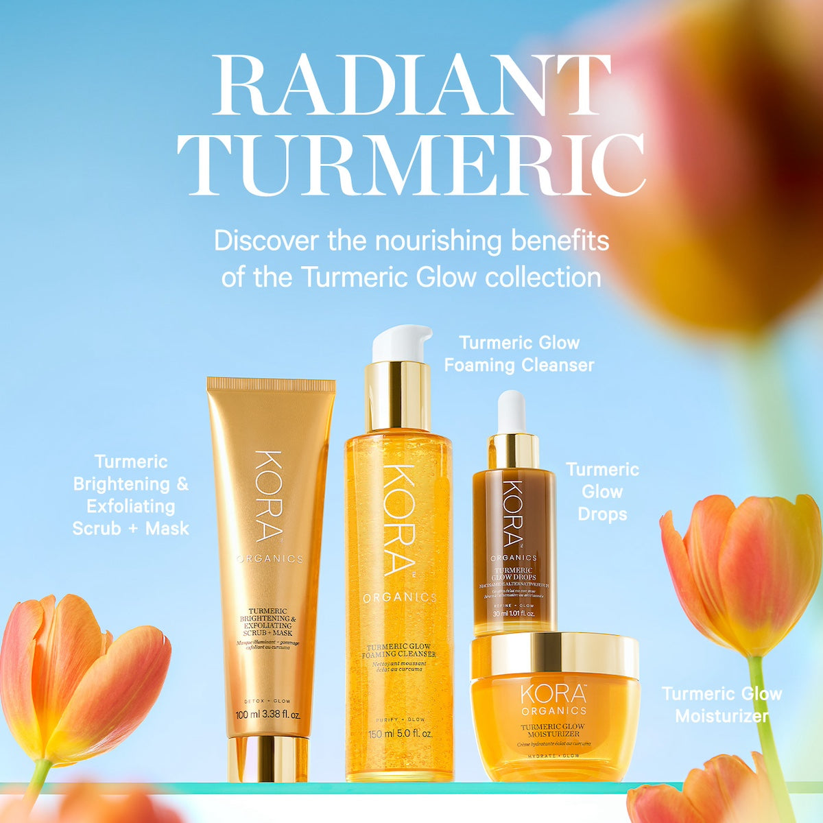 Shop Turmeric Face Wash & Foaming Cleanser | KORA Organics