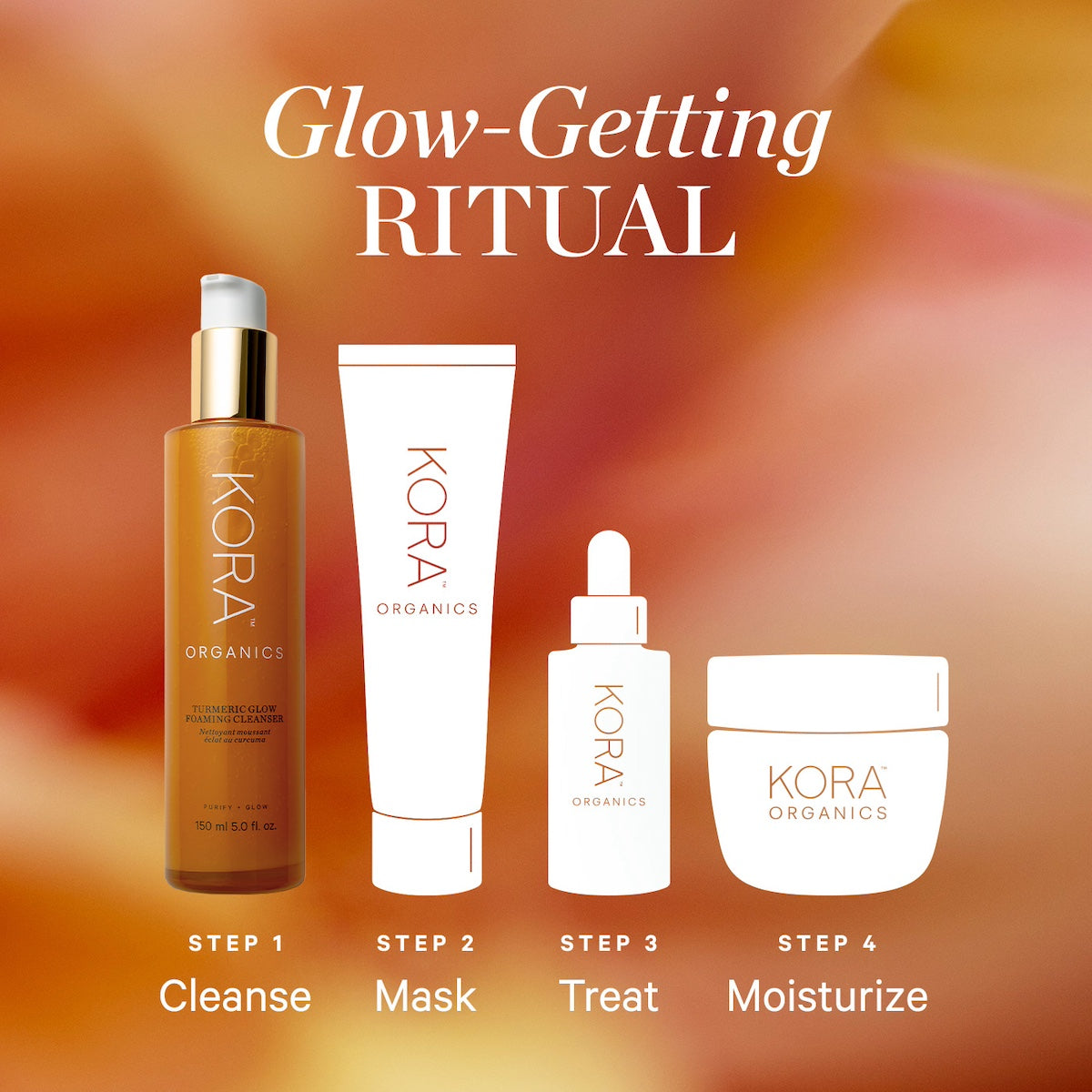 KORA ORGANIC 3点セット Shop Turmeric Face Wash & Foaming Cleanser | KORA Organics