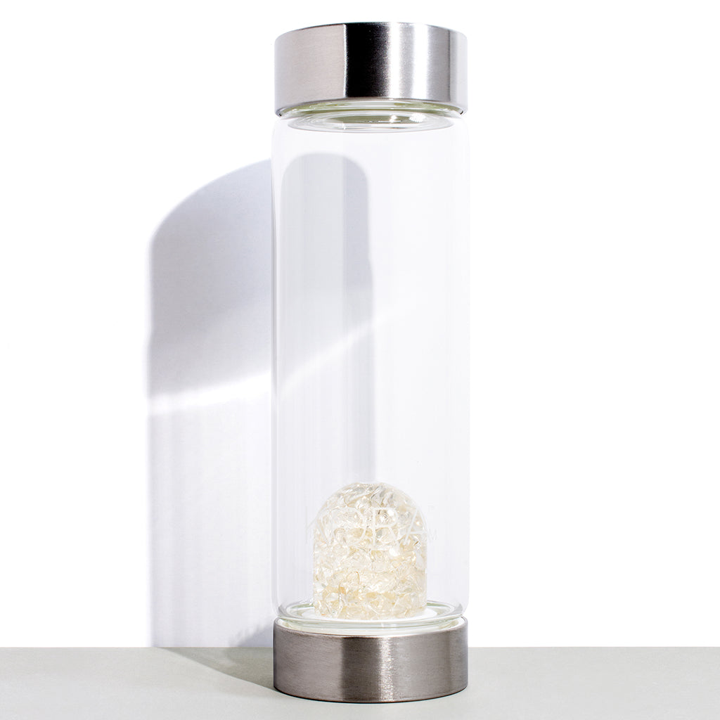 Shop Clear Quartz Glass Water Bottle